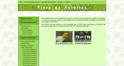 Desktop Screenshot of floradeasturias.es