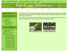 Tablet Screenshot of floradeasturias.es